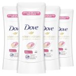 Dove Antiperspirant Deodorant Stick 48 Hour Protection And Soft And Comfortable Underarms Rose Petals Deodorant for Women, 2.6 Ounce (Pack of 4)